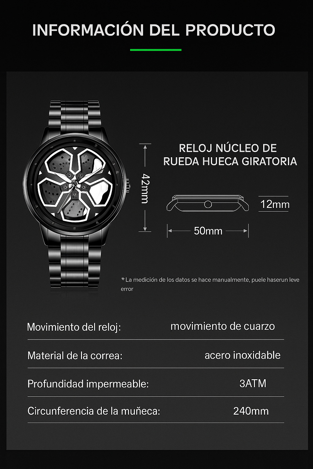 Reloj Rueda RS