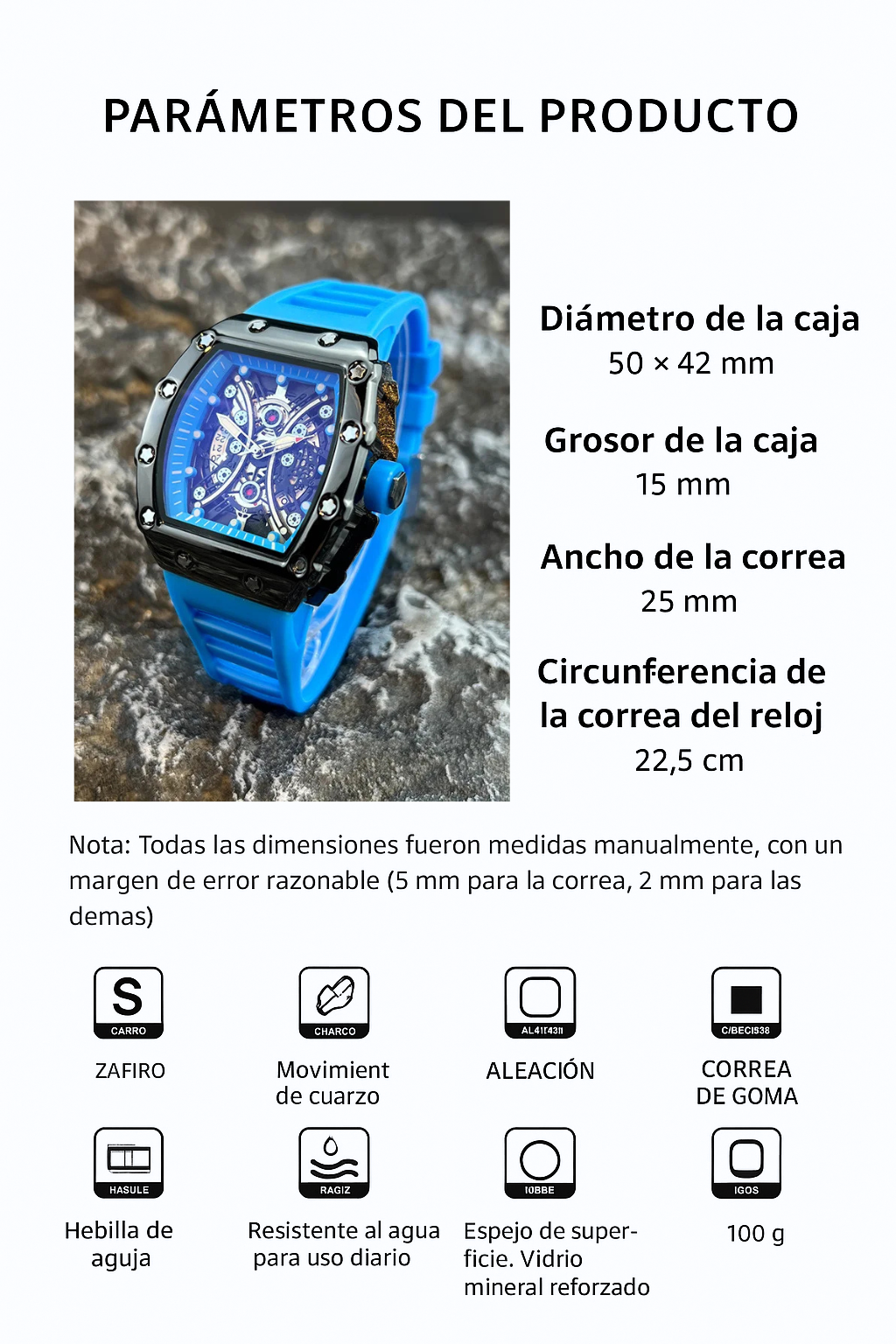 Reloj Blue X Especial Edition