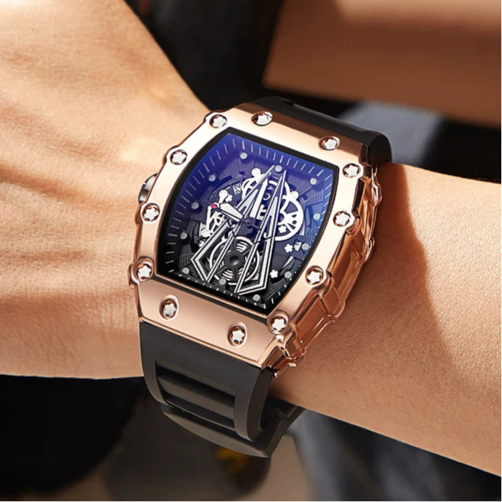 Reloj Gold Rose Metalizado